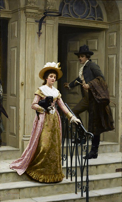 Картина Едмунд Блер Лейтон - Дама з песиком - Різне 