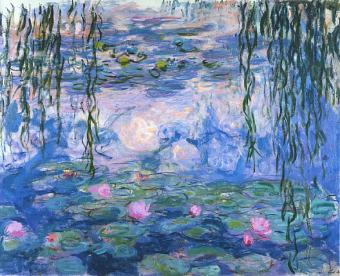 Картина Водяные лилии 17 - Моне Клод 