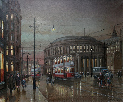Картина Площадь Св. Питера, Манчестер - Скоулз Стивен 