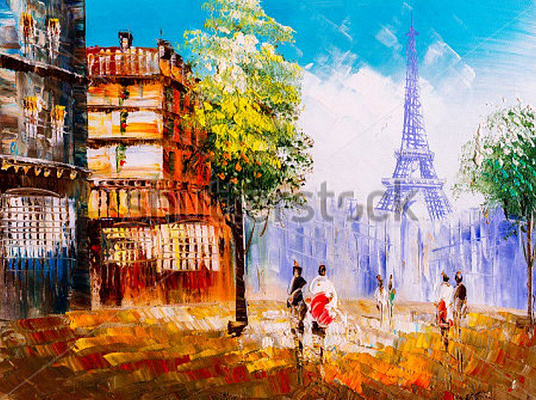 Картина Парижская улица 4 - CYC 