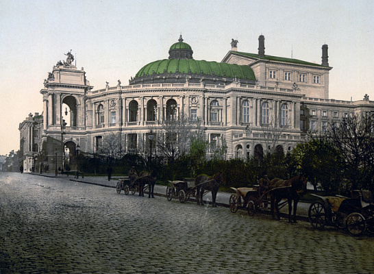 Картина Стара Одеса, Місткій театр 3 - Місто 