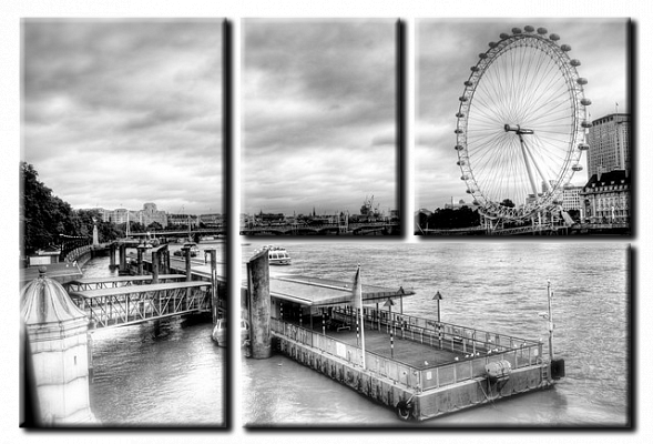 Картина Лондон - Из четырех частей 