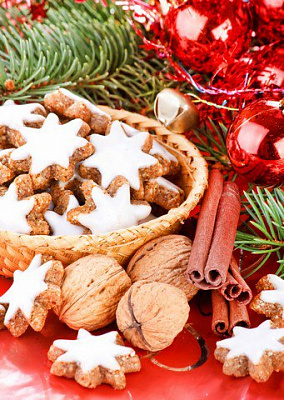 Картина Рождественское печенье - Еда-напитки 