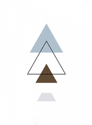 Картина Треугольники - Фадхлуррахман 