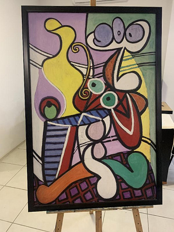 Обнажённая и натюрморт. Готовая