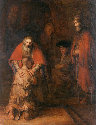 Картина Возвращение блудного сына - Рембрандт ван Рейн 