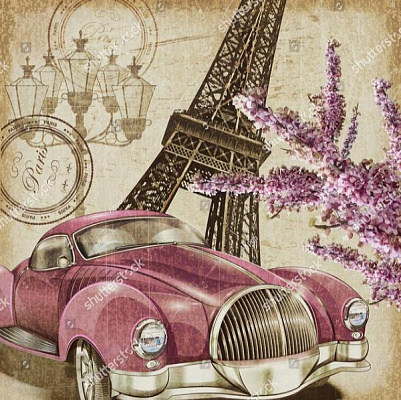 Картина Путешествие по Парижу - Разное 