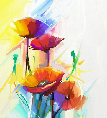 Картина Волшебные цветы 7 - Нонгкран Фон 