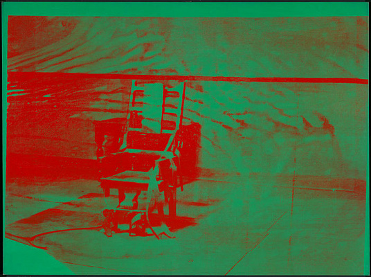 Картина Большой электрический стул 2 - Уорхол Энди 