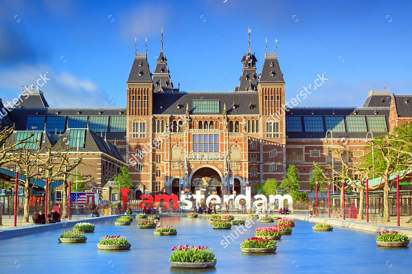 Картина Национальный Государственный музей в Амстердаме - Город 