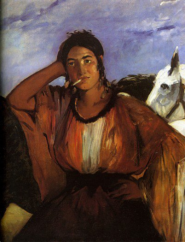 Цыганка с сигаретой