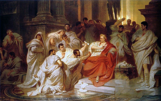 Картина Карл Теодор фон Пилоти - Убийство Цезаря - Разное 
