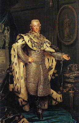 Картина Густав ІІІ - король Швеції - Чоловічі старовинні 