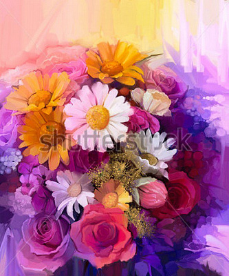 Картина Волшебные цветы 8 - Нонгкран Фон 