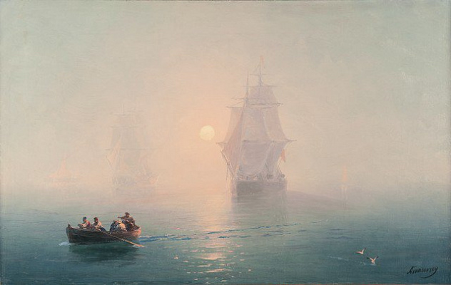 Картина Военный корабль - Картины в спальню 