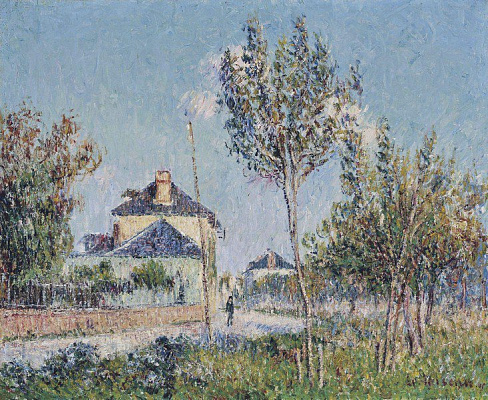 Картина Деревня Водрейль - Луазо Густав 