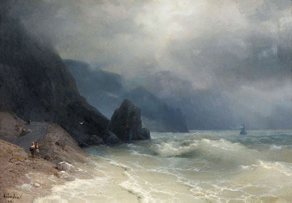 Картина Морское побережье 1886 - Айвазовский Иван 