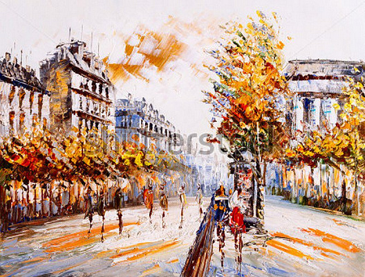 Картина Парижский бульвар 2 - CYC 