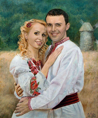 Картина Щасливі українці - Парні національні 