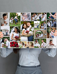 Свадебный фотоколлаж