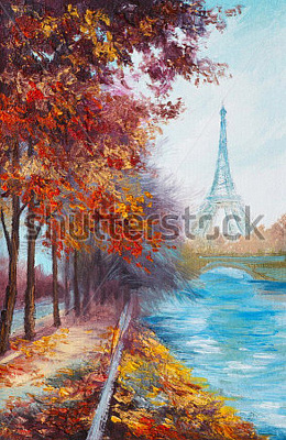 Картина Парижская осень - Unknown Artist 