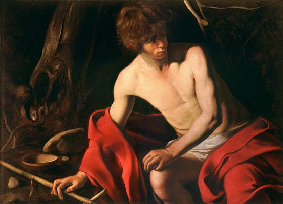 Картина Іоанн Хреститель (Іоанн у пустелі) - Караваджо Мікеланджело 