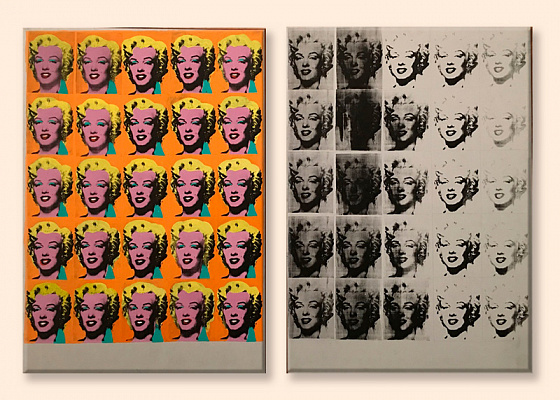 Картина Мэрилин Диптих 1962 - Уорхол Энди 