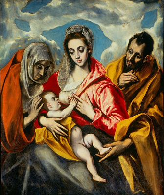 Картина Святое семейство (Толедо, Госпиталь Тавера) - Эль Греко 