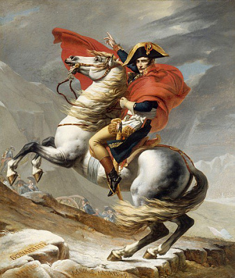 Картина Жак-Луи Давид - Наполеон на перевале Сен-Бернар - Разное 