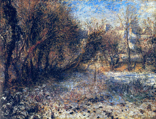 Картина Сніговий краєвид - Ренуар П'єр Огюст 