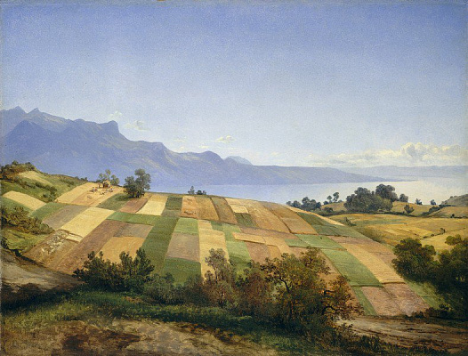 Картина Швейцарский пейзаж - Калам Александр 