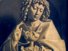 Гентский алтарь. Иоанн Евангелист (деталь)