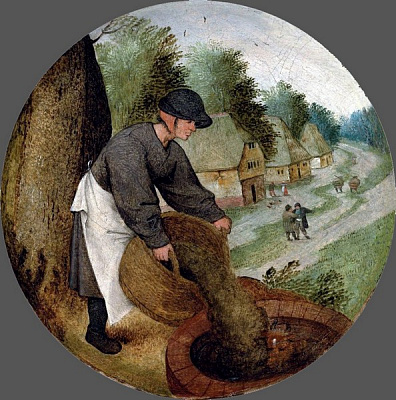 Картина Фламандські прислів'я 10 - Брейгель Пітер Молодший 