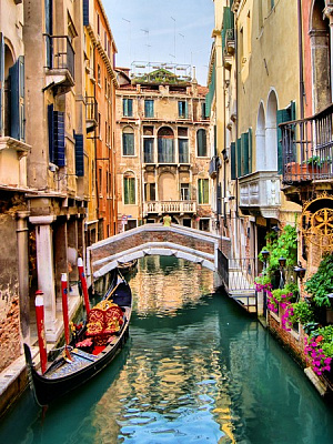 Картина Венецианский мостик - Город 