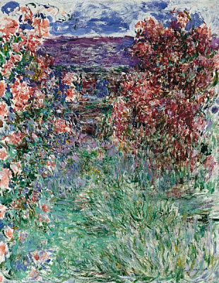 Картина Дом среди роз - Моне Клод 
