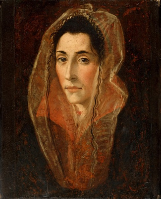 Картина Женский портрет - Эль Греко 