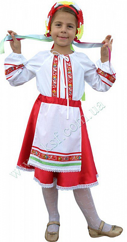 Украинка в национальном костюме