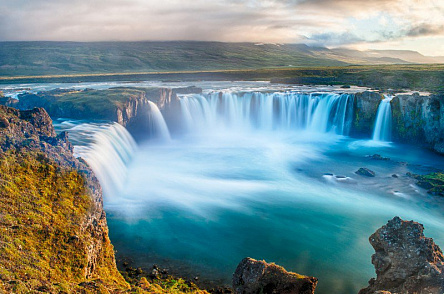 Вид на водопад