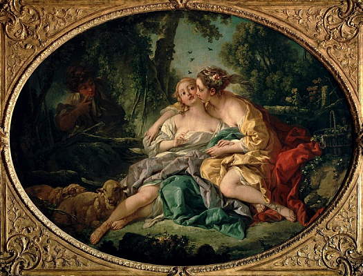 Картина Сильвия и Филлида - Буше Франсуа 