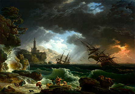 Клод Жозеф Верне Кораблекрушение во время шторма