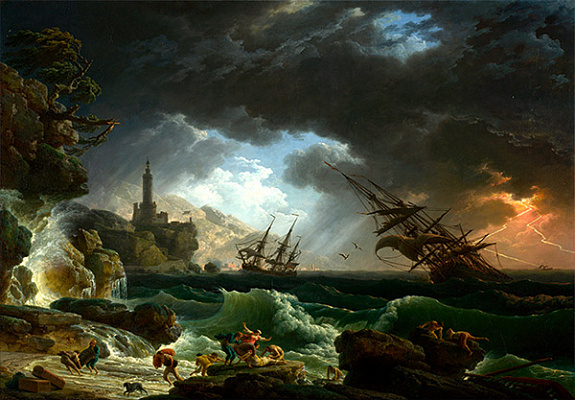 Картина Клод Жозеф Верне Корабельна аварія під час шторму - Відомі 