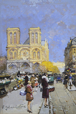 Картина Собор Парижской Богоматери - Гальен-Лалу Эжен 