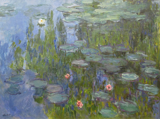 Картина Водяные лилии 14 - Моне Клод 