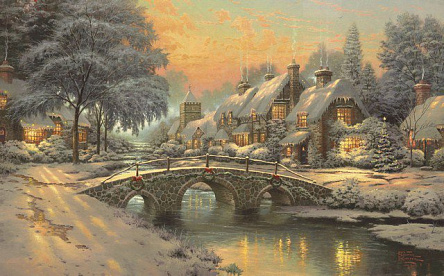 Різдво біля кам'яного мосту
