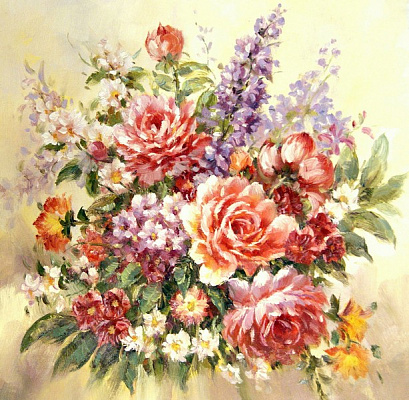 Картина Цветочная композиция - Джанильятти Антонио 