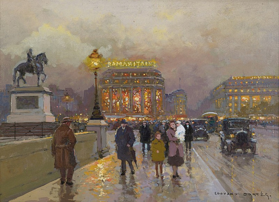 Картина Новий міст у Парижі - Кортес Едуард Леон 