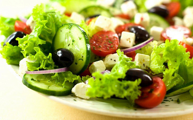 Картина Греческий салат - Еда-напитки 