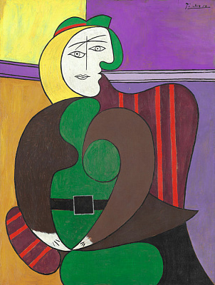 Картина Червоне крісло - Пікассо Пабло 