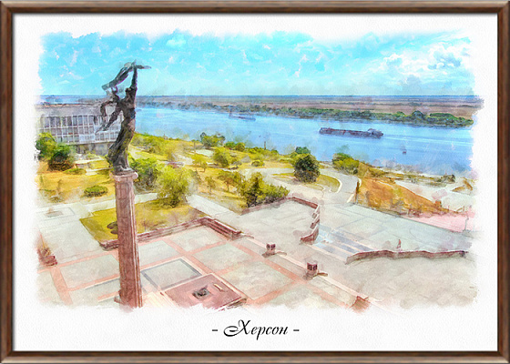 Картина Херсон - Городской пейзаж 