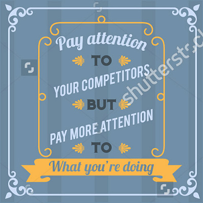 Картина "Pay attention" - Мотивационные постеры и плакаты 